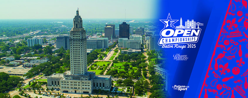 Social Media Wall at the 2025 USBC Open Championships